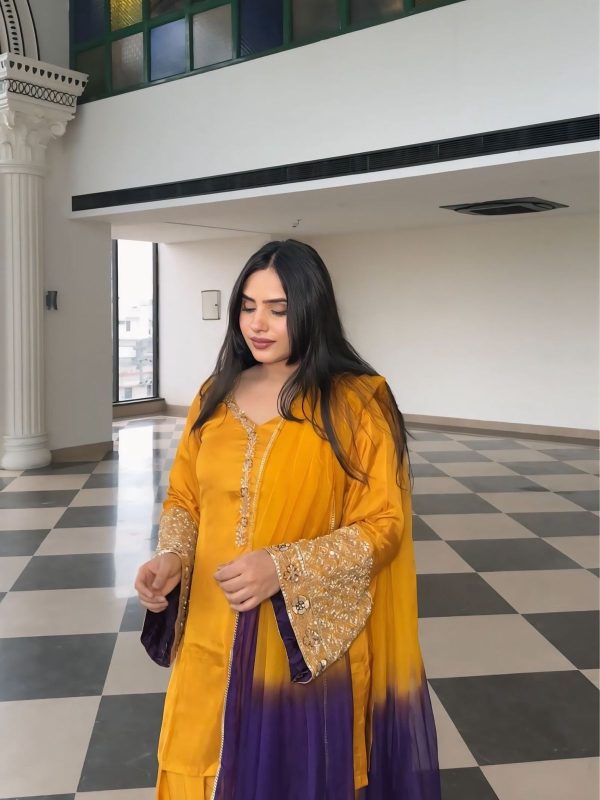 NSR 854 Yellow Natural Satin Silk Sequence Work with Lace Work & Embroidery Work Salwaar Suit Now at just ₹1799. Delivery 4-6 Working Days. Shop now. | Jump Suits, Salwar suit, Casual Suits, Creative suits, Designer Suits, Palazzo Suits, Party Wear Suits, Patiala Suits, Straight Suits