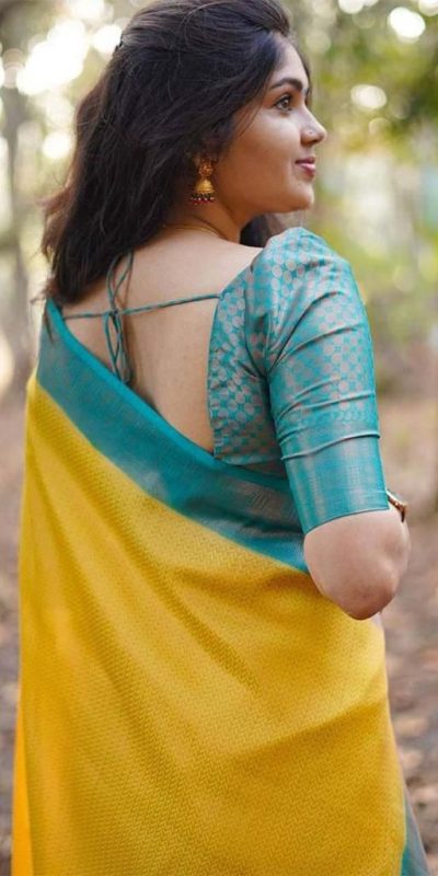 KP 5059 Yellow Color Soft Lichi Silk Cloth. Saree with Designer Work. Get it for ₹1449. Delivery 4-6 Working Days. Shop now. | Sarees, Bollywood Sarees, Creative Sarees, Designer Sarees, Embroidered Sarees, Ethnic Saree, Modern Digital sarees, Party Wear Sarees