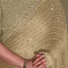 YNF 3452 Gold -DF 3452 Color Georgette Sequins Multy Embroidery Work Saree Casual, Wedding, Festive, Events . Expected Delivery  4-6 Working Days @1799/-                                                                                 | Sarees, Bollywood Sarees, Creative Sarees, Designer Sarees, Embroidered Sarees, Ethnic Saree, Modern Digital sarees, Party Wear Sarees