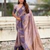 MS 543 Lavender Color Banarasi Silk Saree with Zari Work. Wedding, Party, Festive, Events, Available at ₹1649 only. Delivery 4-6 Working Days. Shop now. | Sarees, Bollywood Sarees, Creative Sarees, Designer Sarees, Embroidered Sarees, Ethnic Saree, Modern Digital sarees, Party Wear Sarees