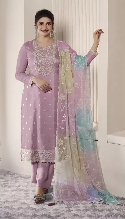 FC 73591 Lavender Vichitra Salwar Suit with Digital Print & Embroidery Work. Available at ₹2599 only. Delivery 4-6 Working Days. Shop now. | Jump Suits, Salwar suit, Casual Suits, Creative suits, Designer Suits, Palazzo Suits, Party Wear Suits, Patiala Suits, Straight Suits