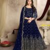  FC 94001 Navy Blue Color Georgette Multi Thread Zari Stich Anarkali Suit Wedding, Party, Festive events, etc. Expected Delivery  4-6 Working Days @2399/- | Anarkali Suits, Bollywood Anarkali, Creative-Anarkali, Designer Anarkali, Embroidered Anarkali, Party Wear Anarkali