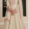 Off White Vichitra Embroidery Zari Work Salwar Suit