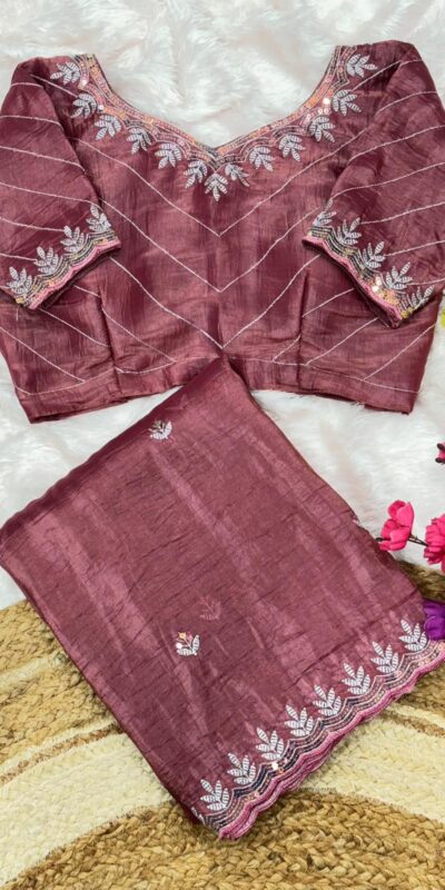 AC COCKTAIL Onion Gold Crush Saree Perfect for Wedding, Party, Engagement, Cultural Events, Pongal – . Available at ₹2149 only. Delivery 4-6 Working Day | Sarees, Bollywood Sarees, Creative Sarees, Designer Sarees, Embroidered Sarees, Ethnic Saree, Modern Digital sarees, Party Wear Sarees