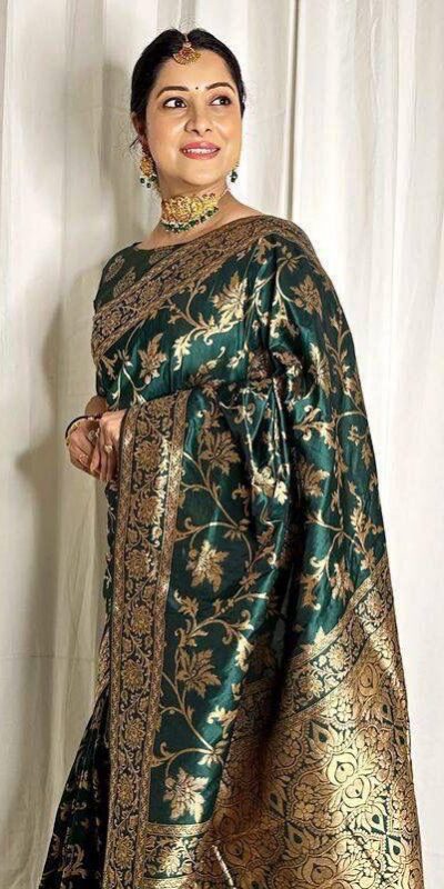KP 6042 Peacock Green Color Soft Lichi Silk Saree with Lace Border & Lace Work. Get it for ₹1399. Delivery 4-6 Working Days. Shop now. | Sarees, Bollywood Sarees, Creative Sarees, Designer Sarees, Embroidered Sarees, Ethnic Saree, Modern Digital sarees, Party Wear Sarees