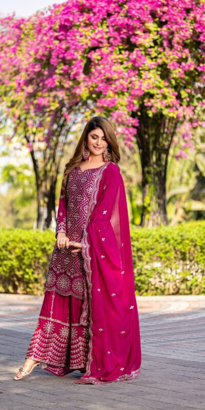 Ram 098 Pink Color Chinon Embroidery Work Salwar Suit in . Introductory Price ₹2549. Delivery 4-6 Working Days. Shop now. | Jump Suits, Salwar suit, Casual Suits, Creative suits, Designer Suits, Palazzo Suits, Party Wear Suits, Patiala Suits, Straight Suits