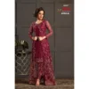 Pink Net Stone Work Salwar Suit