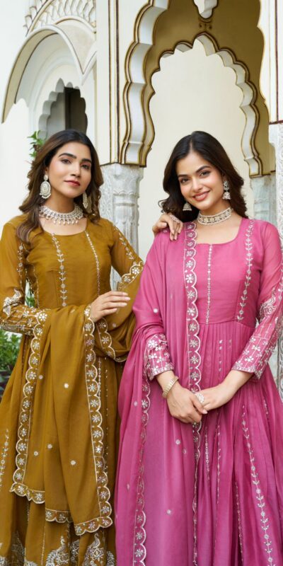 Ram 139 Pink Star Georgette Gown Perfect for Wedding, Party, Family Gatherings, Haldi, Housewarming –. Grab it for ₹1949. Delivery 4-6 Working | Jump Suits, Salwar suit, Casual Suits, Creative suits, Designer Suits, Palazzo Suits, Party Wear Suits, Patiala Suits, Straight Suits
