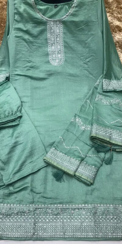 DS 64952 Pista in Vichitra Embroidery Work Salwar Suit . Wedding, Party, Festive, Events, Special Price ₹2049. Delivery 4-6 Working Days. Shop now. | Jump Suits, Salwar suit, Casual Suits, Creative suits, Designer Suits, Palazzo Suits, Party Wear Suits, Patiala Suits, Straight Suits