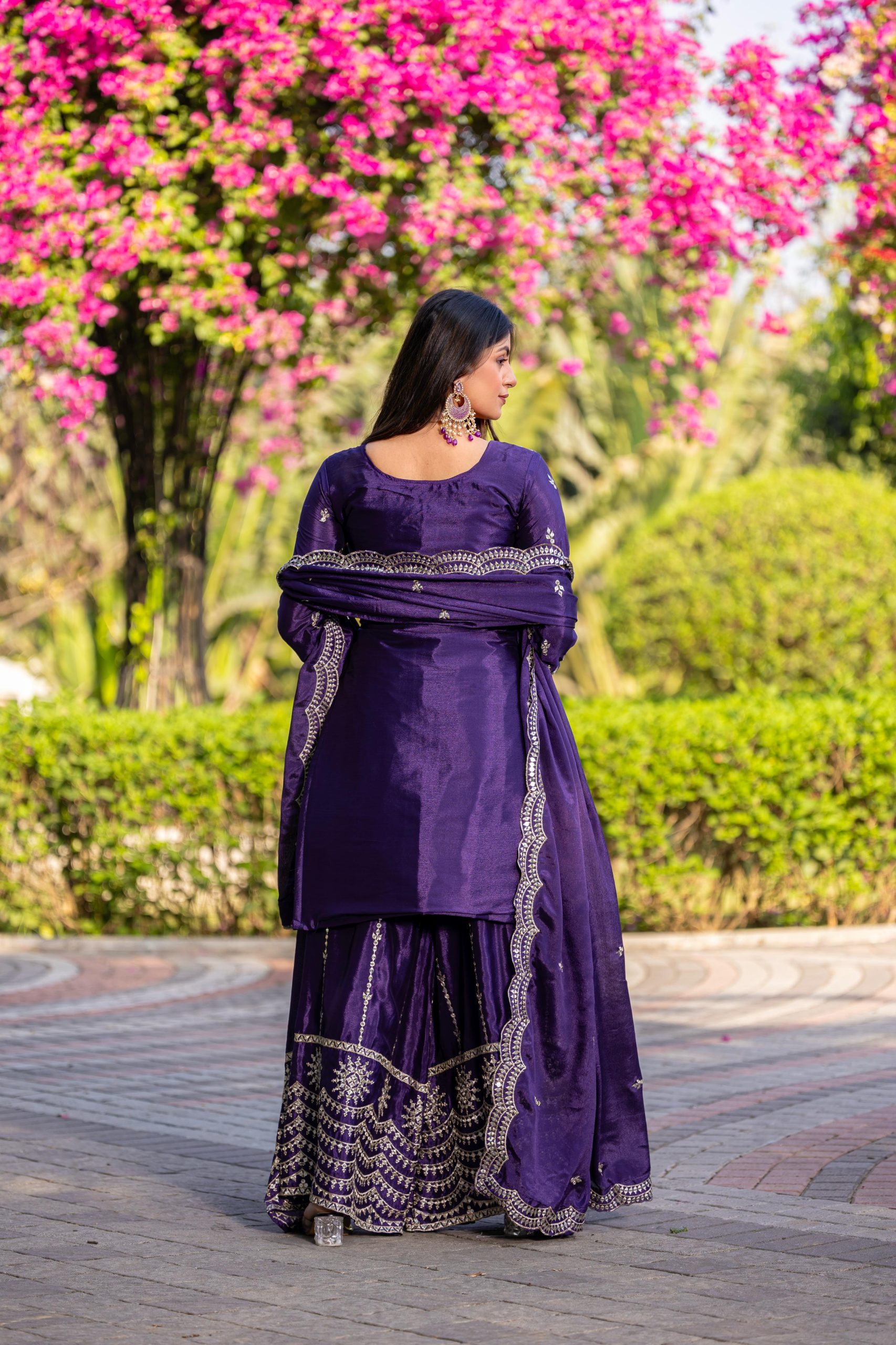 Ram 098 Purple Color Chinon Embroidery Work Salwar Suit in . Introductory Price ₹2549. Delivery 4-6 Working Days. Shop now. | Jump Suits, Salwar suit, Casual Suits, Creative suits, Designer Suits, Palazzo Suits, Party Wear Suits, Patiala Suits, Straight Suits