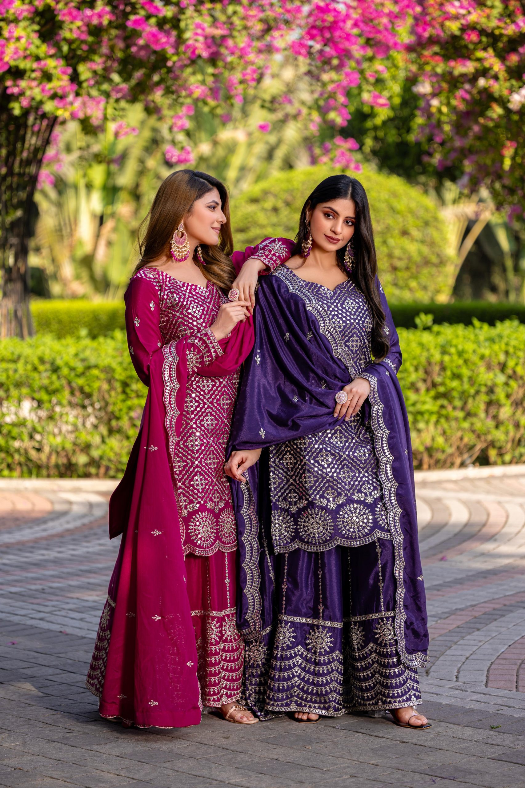 Ram 098 Purple Color Chinon Embroidery Work Salwar Suit in . Introductory Price ₹2549. Delivery 4-6 Working Days. Shop now. | Jump Suits, Salwar suit, Casual Suits, Creative suits, Designer Suits, Palazzo Suits, Party Wear Suits, Patiala Suits, Straight Suits