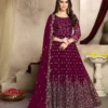 FC 94001 Purple Color Georgette Multi Thread Zari Stich Anarkali Suit Wedding, Party, Festive events, etc. Expected Delivery  4-6 Working Days @2399/- | Anarkali Suits, Bollywood Anarkali, Creative-Anarkali, Designer Anarkali, Embroidered Anarkali, Party Wear Anarkali