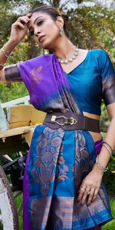 KPR 257 Purple Soft Lichi Silk Saree with Lace Work & Lace Border. Now at just ₹1349. Delivery 4-6 Working Days. Shop now. | Sarees, Bollywood Sarees, Creative Sarees, Designer Sarees, Embroidered Sarees, Ethnic Saree, Modern Digital sarees, Party Wear Sarees