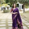 KPR 128 Purple Color Soft Lichi Silk Saree with Lace Work & Lace Border. Get it for ₹1349. Delivery 4-6 Working Days. Shop now. | Sarees, Bollywood Sarees, Creative Sarees, Designer Sarees, Embroidered Sarees, Ethnic Saree, Modern Digital sarees, Party Wear Sarees
