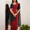 Red Soft Lilian Slab Rich Pallu Saree