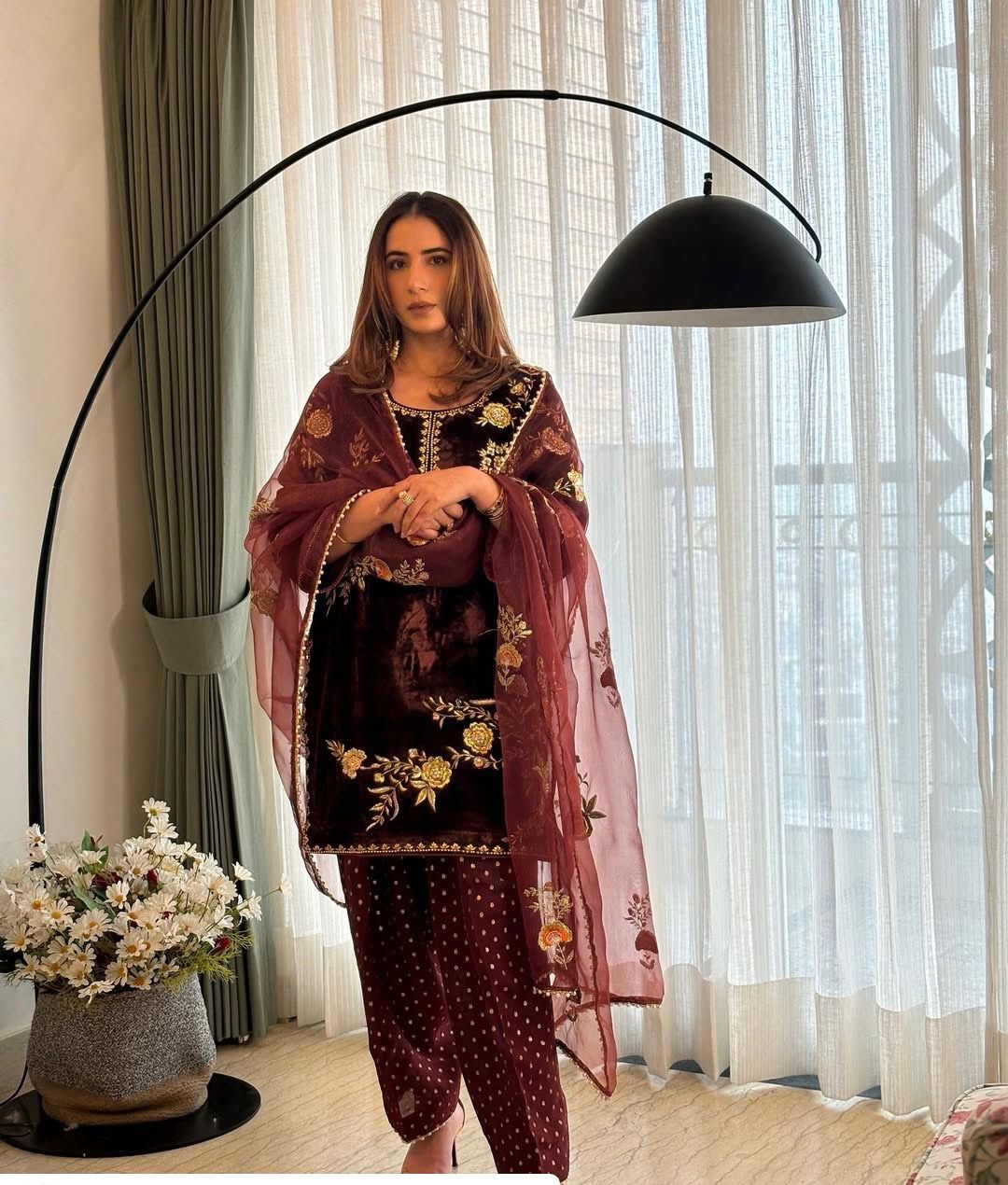 NSR 879 Mahendi Faux Georgette Salwar Suit with Embroidery Work. Available at ₹2399 only. Delivery 4-6 Working Days. Shop now. | Lehenga, Bollywood Lehenga, Creative Lehenga, Designer Lehenga, Embroidered Lehenga, Party Wear Lehenga