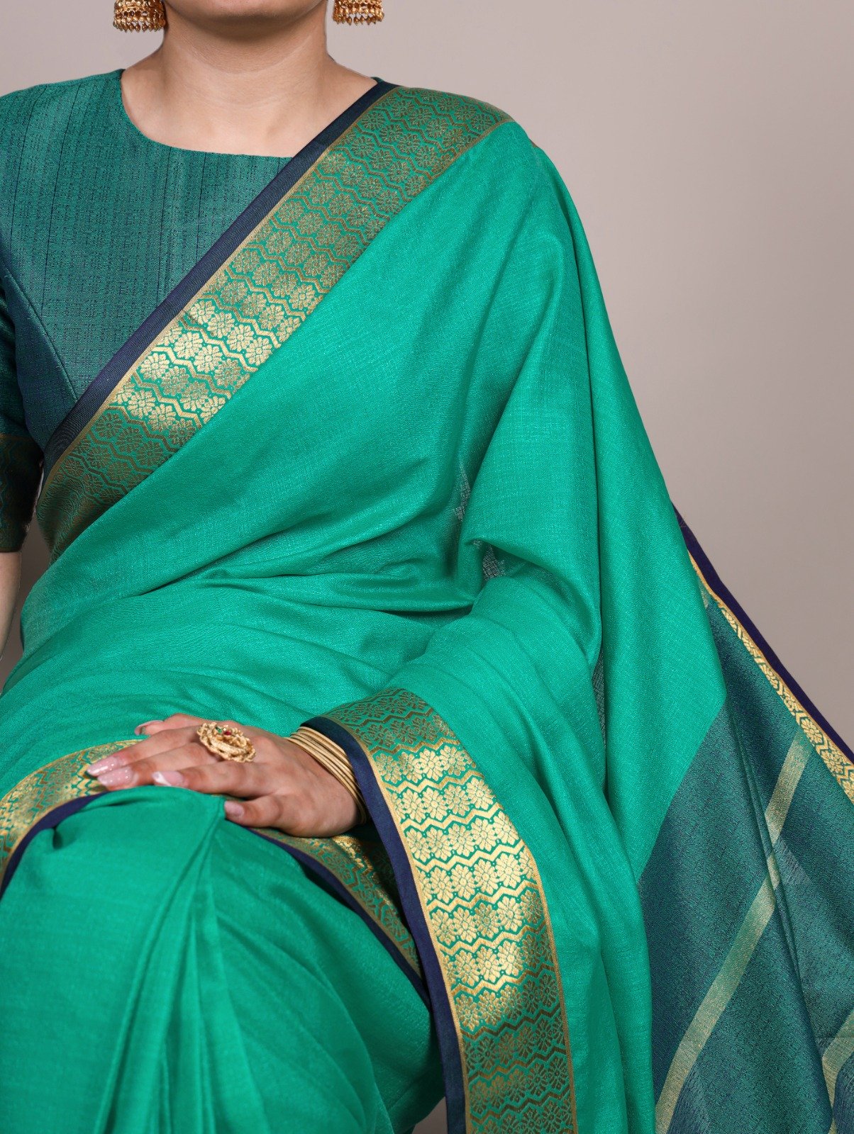YNF 7408 Sea Green Color Poly Cotton Saree With Zari Work. Wedding, Party, Festive, Events, Affordable Price ₹1399. Delivery 4-6 Working Days. Shop now. | Sarees, Bollywood Sarees, Creative Sarees, Designer Sarees, Embroidered Sarees, Ethnic Saree, Modern Digital sarees, Party Wear Sarees