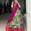 Firozi Dola Silk Sequins Zari Work Lehenga Choli