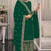 FC 1448 Green Georgette Salwar Suit with Embroidery Work & Lace Work. Exclusive Offer ₹2599. Delivery 4-6 Working Days. Shop now. | Jump Suits, Tops & Bottoms, Track Suits, Salwar suit, Casual Suits, Creative suits, Designer Suits, Palazzo Suits, Party Wear Suits, Patiala Suits, Straight Suits, Trendy Wear