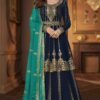 DS A 9125 Navy Blue Faux Georgette Salwar Suit with Embroidery Work. Special Price ₹2599. Delivery 4-6 Working Days. Shop now. | Jump Suits, Tops & Bottoms, Track Suits, Salwar suit, Casual Suits, Creative suits, Designer Suits, Palazzo Suits, Party Wear Suits, Patiala Suits, Straight Suits, Trendy Wear