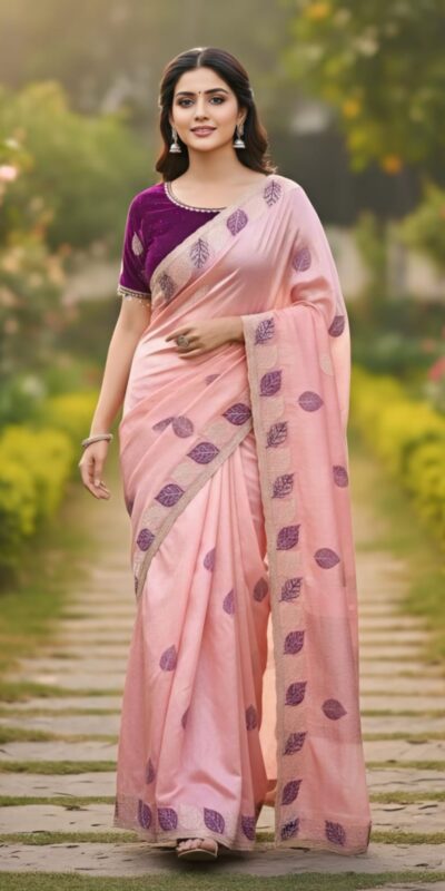 SC 1005 Peach in Soft fandy Silk Embroidery Work & Lace Work Saree . Available at ₹2499 only. Delivery 4-6 Working Days. Shop now. | Sarees, Bollywood Sarees, Creative Sarees, Designer Sarees, Embroidered Sarees, Ethnic Saree, Modern Digital sarees, Party Wear Sarees