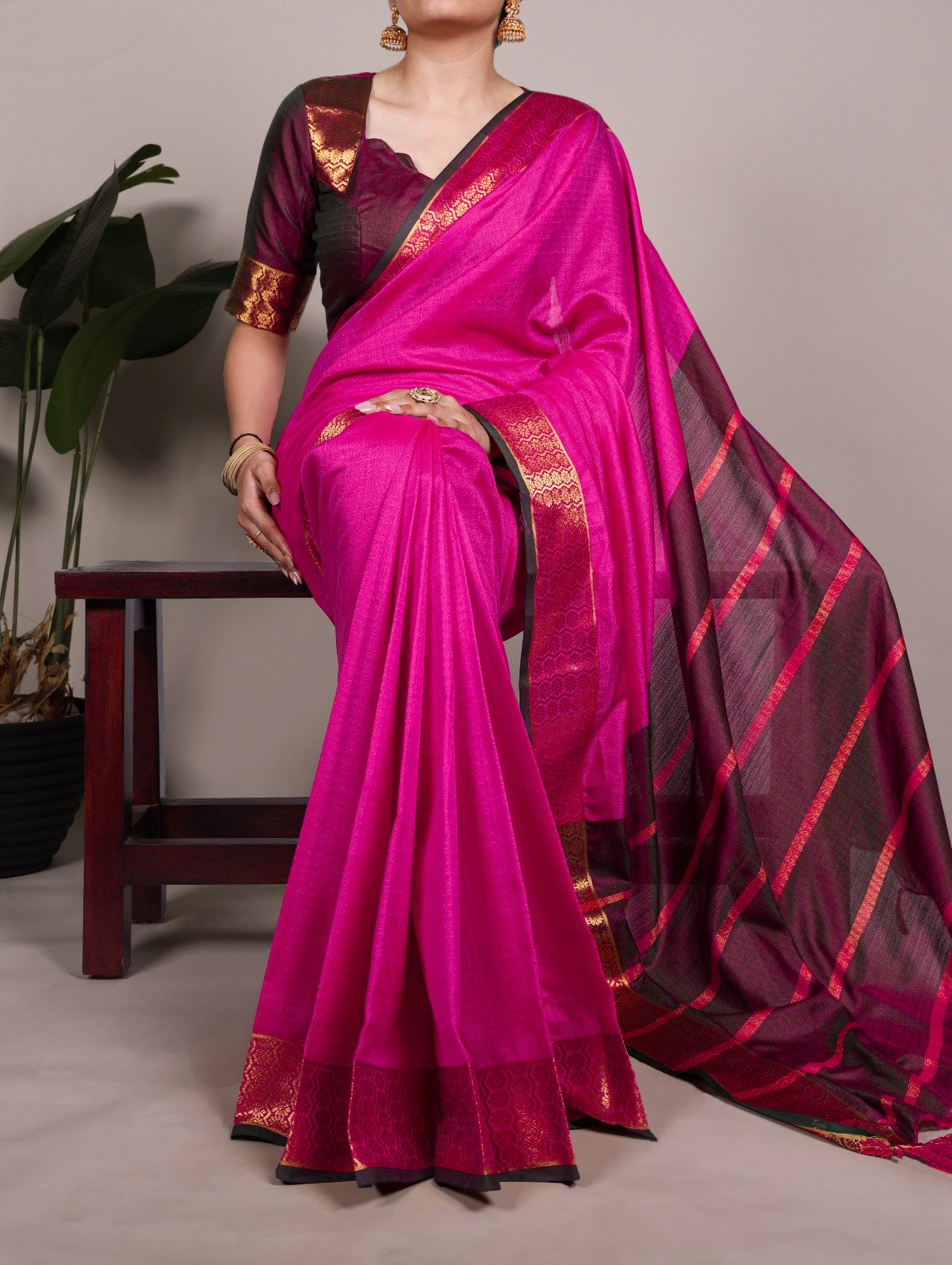 YNF 7408 Pink Color Poly Cotton Saree With Zari Work. Wedding, Party, Festive, Events, Affordable Price ₹1399. Delivery 4-6 Working Days. Shop now. | Sarees, Bollywood Sarees, Creative Sarees, Designer Sarees, Embroidered Sarees, Ethnic Saree, Modern Digital sarees, Party Wear Sarees