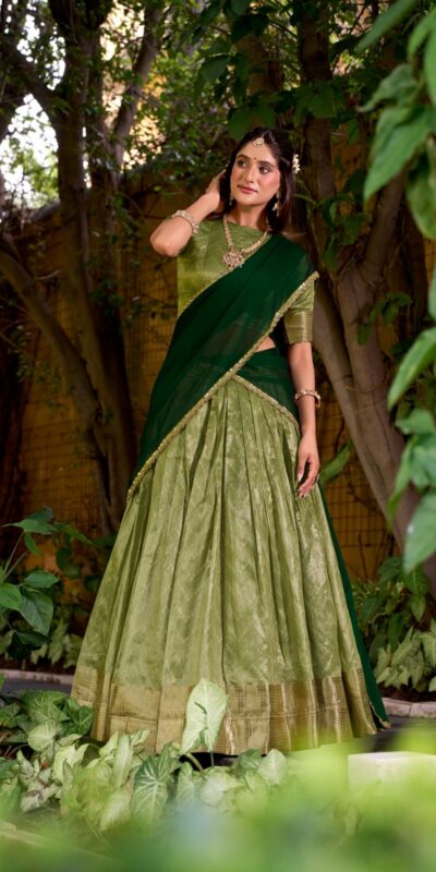 LNB 2026 Pista Color Dupion Silk Lehenga Choli With Zari Work.Wedding, Party, Festive, Events, Special Price ₹1999. Delivery 4-6 Working Days. Shop now. | Lehenga, Bollywood Lehenga, Creative Lehenga, Designer Lehenga, Embroidered Lehenga, Party Wear Lehenga