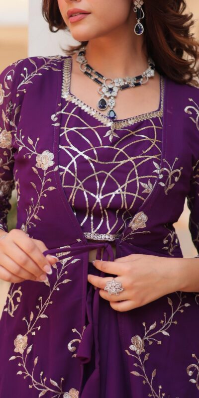 Ram 073 Purple Color Fox Georgette Lehenga Choli with Embroidery Work. Festive Deal ₹2149. Delivery 4-6 Working Days. Shop now. | Lehenga, Bollywood Lehenga, Creative Lehenga, Designer Lehenga, Embroidered Lehenga, Party Wear Lehenga