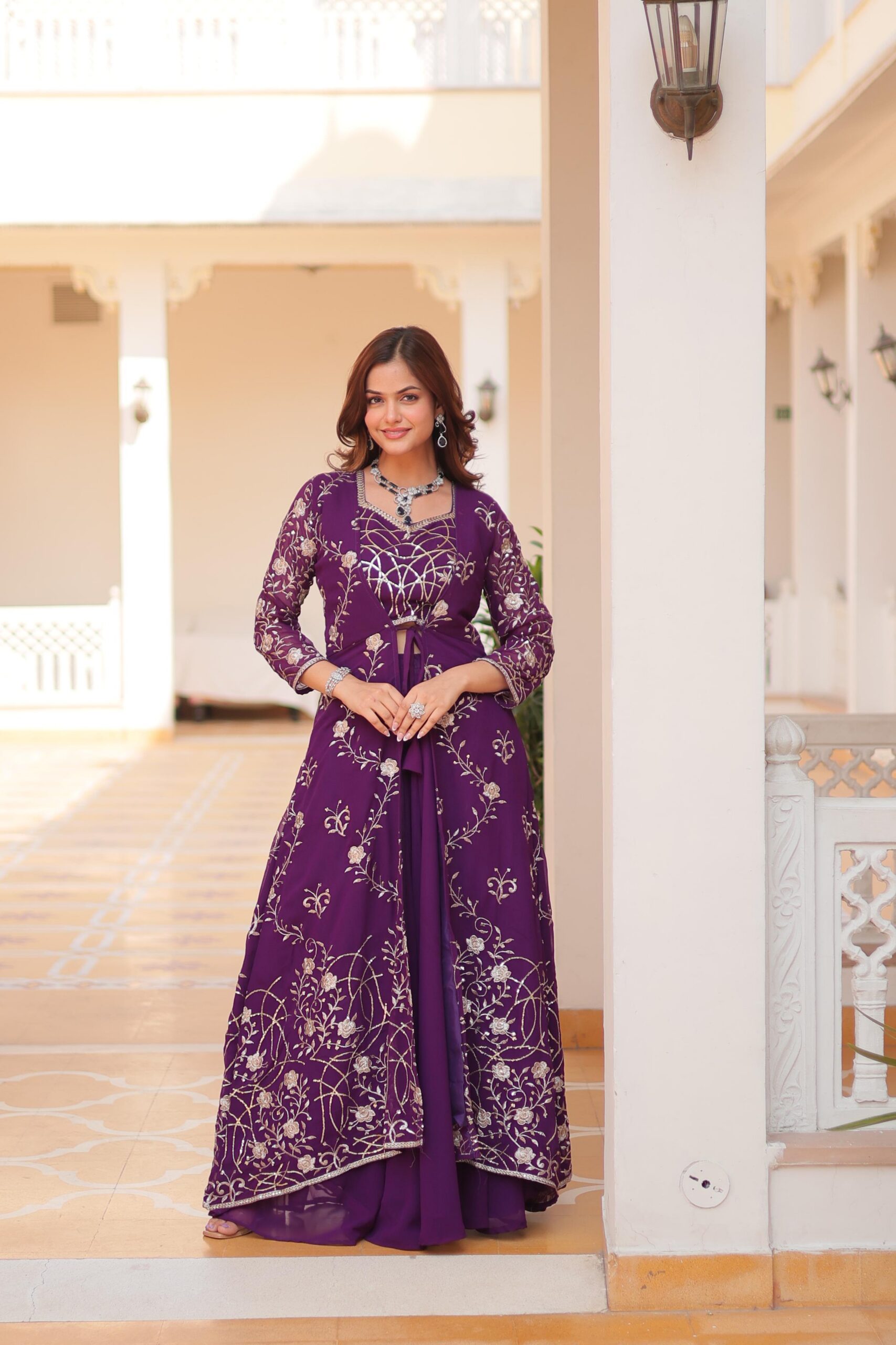 Ram 073 Purple Color Fox Georgette Lehenga Choli with Embroidery Work. Festive Deal ₹2149. Delivery 4-6 Working Days. Shop now. | Lehenga, Bollywood Lehenga, Creative Lehenga, Designer Lehenga, Embroidered Lehenga, Party Wear Lehenga