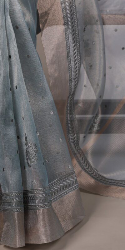 YNF 7402 Sky Blue Color Poly Shimmer Saree with Embroidery Work. Wedding, Party, Festive Festive Deal ₹2499. Delivery 4-6 Working Days. Shop now. | Sarees, Bollywood Sarees, Creative Sarees, Designer Sarees, Embroidered Sarees, Ethnic Saree, Modern Digital sarees, Party Wear Sarees