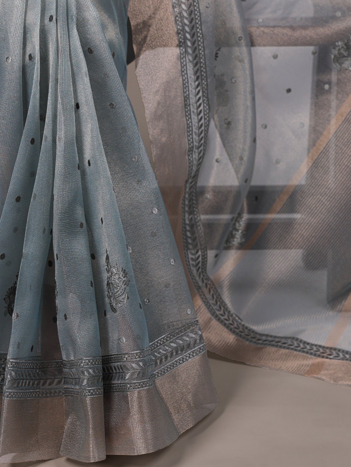 YNF 7402 Sky Blue Color Poly Shimmer Saree with Embroidery Work. Wedding, Party, Festive Festive Deal ₹2499. Delivery 4-6 Working Days. Shop now. | Sarees, Bollywood Sarees, Creative Sarees, Designer Sarees, Embroidered Sarees, Ethnic Saree, Modern Digital sarees, Party Wear Sarees