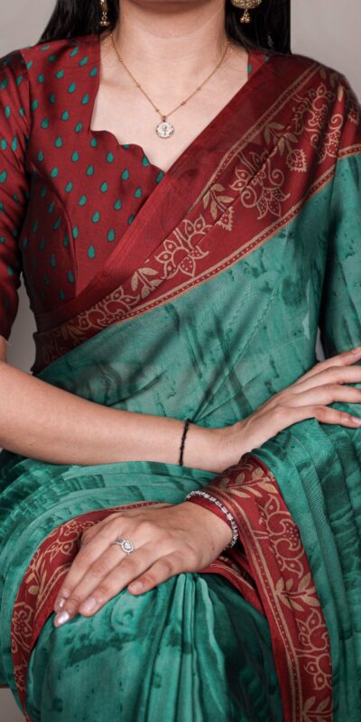 YNF 7103 Teal Rangoli Silk Saree Perfect for Wedding, Party, Karwa Chauth, Makar Sankranti, Baisakhi – . Available at ₹1449 only. Delivery 4-6 Work | Sarees, Bollywood Sarees, Creative Sarees, Designer Sarees, Embroidered Sarees, Ethnic Saree, Modern Digital sarees, Party Wear Sarees