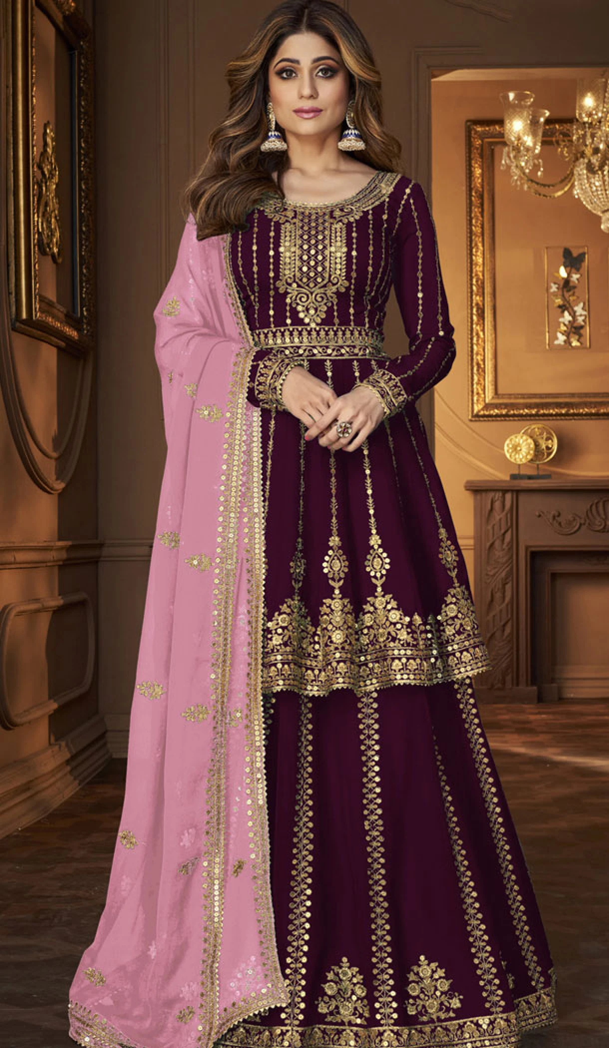 DS A 9125 Wine Faux Georgette Salwar Suit with Embroidery Work. Special Price ₹2599. Delivery 4-6 Working Days. Shop now. | Jump Suits, Tops & Bottoms, Track Suits, Salwar suit, Casual Suits, Creative suits, Designer Suits, Palazzo Suits, Party Wear Suits, Patiala Suits, Straight Suits, Trendy Wear