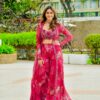 Pink Tubby Silk Digital Print Embroidery Salwar Suit
