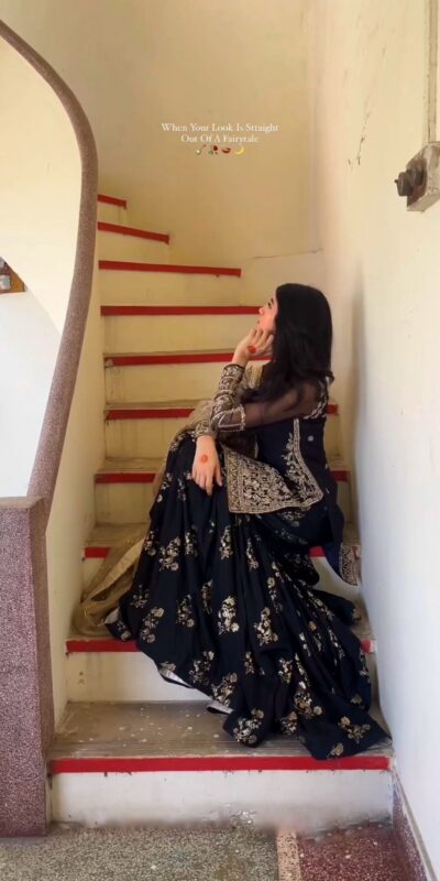 ZSR 3093 Black Faux Georgette Salwar Suit with Embroidery Work & Lace Work. Exclusive Offer ₹2149. Delivery 4-6 Working Days. Shop now. | Jump Suits, Tops & Bottoms, Track Suits, Salwar suit, Casual Suits, Creative suits, Designer Suits, Palazzo Suits, Party Wear Suits, Patiala Suits, Straight Suits, Trendy Wear