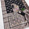 Black Soft Banarasi Silk Lace Zari Work Saree