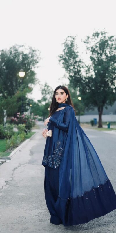 ZF 420 Navy Blue in Natural Crep Silk Embroidery Work Salwar Suit . Exclusive Offer ₹1899. Delivery 4-6 Working Days. Shop now. | Casual Suits, Jump Suits, Tops & Bottoms, Track Suits, Salwar suit, Creative suits, Designer Suits, Palazzo Suits, Party Wear Suits, Patiala Suits, Straight Suits, Trendy Wear