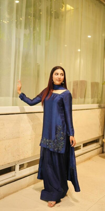 ZF 420 Navy Blue in Natural Crep Silk Embroidery Work Salwar Suit . Exclusive Offer ₹1899. Delivery 4-6 Working Days. Shop now. | Casual Suits, Jump Suits, Tops & Bottoms, Track Suits, Salwar suit, Creative suits, Designer Suits, Palazzo Suits, Party Wear Suits, Patiala Suits, Straight Suits, Trendy Wear