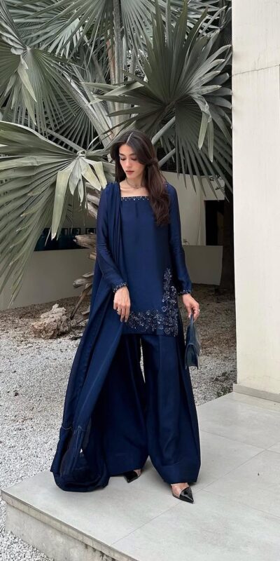 ZF 420 Navy Blue in Natural Crep Silk Embroidery Work Salwar Suit . Exclusive Offer ₹1899. Delivery 4-6 Working Days. Shop now. | Casual Suits, Jump Suits, Tops & Bottoms, Track Suits, Salwar suit, Creative suits, Designer Suits, Palazzo Suits, Party Wear Suits, Patiala Suits, Straight Suits, Trendy Wear