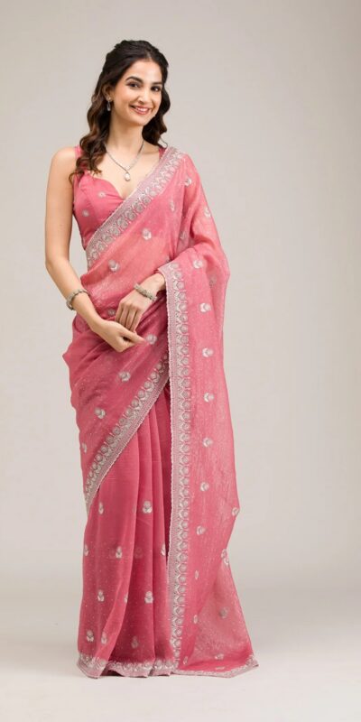 BT 439 Peach Crunchy Ciffon Saree Perfect for Wedding, Party, Bridal Wear, Raksha Bandhan, Festival Celebrations – . Special Price ₹1899. Delivery 4-6 | Sarees, Bollywood Sarees, Creative Sarees, Designer Sarees, Embroidered Sarees, Ethnic Saree, Modern Digital sarees, Party Wear Sarees