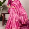 Pink Jacquard Patola Saree
