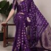 Purple Roop Weaving Saree