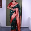 MB 22 Green Soft Paithani Silk Saree with Zari Work & Lace Work. Affordable Price ₹2399. Delivery 4-6 Working Days. Shop now. | Sarees, Bollywood Sarees, Creative Sarees, Designer Sarees, Embroidered Sarees, Ethnic Saree, Modern Digital sarees, Party Wear Sarees