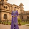 Lavender Zimmy Silk Sequence Work Salwar Suit