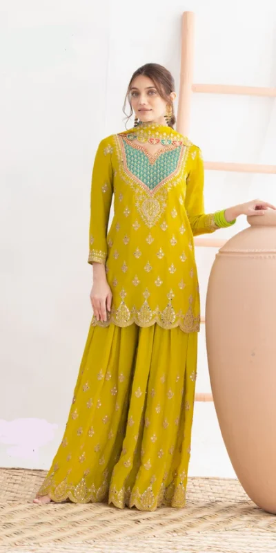 WW G 6000 Green Viscous Chinon Salwar Suit with Lace Work & Embroidery Work. Exclusive Offer ₹2499. Delivery 4-6 Working Days. Shop now. | Jump Suits, Salwar suit, Casual Suits, Creative suits, Designer Suits, Palazzo Suits, Party Wear Suits, Patiala Suits, Straight Suits