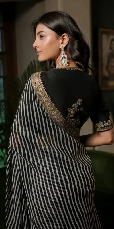 NC 5553 Black Faux Georgette Saree Perfect for Wedding, Party, Bridal Wear, Baisakhi, Raksha Bandhan –. Introductory Price ₹1899. Delivery 4-6 Workin | Sarees, Bollywood Sarees, Creative Sarees, Designer Sarees, Embroidered Sarees, Ethnic Saree, Modern Digital sarees, Party Wear Sarees