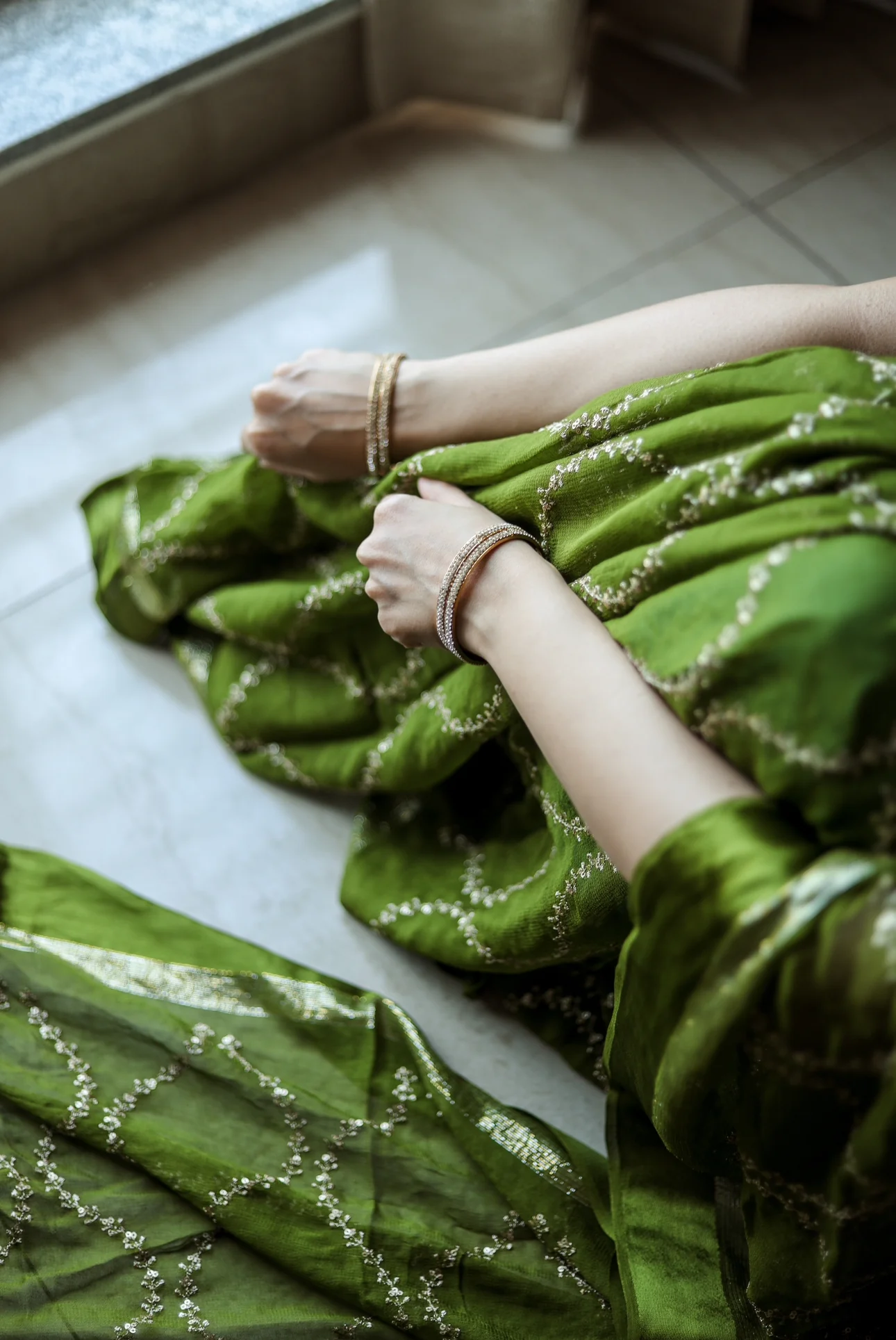 MS 505 Green Viscose Satin Saree with Sequins Work & Embroidery Work. Special Price ₹1599. Delivery 4-6 Working Days. Shop now. | Designer Sarees, Sarees, Bollywood Sarees, Creative Sarees, Embroidered Sarees, Ethnic Saree, Modern Digital sarees, Party Wear Sarees