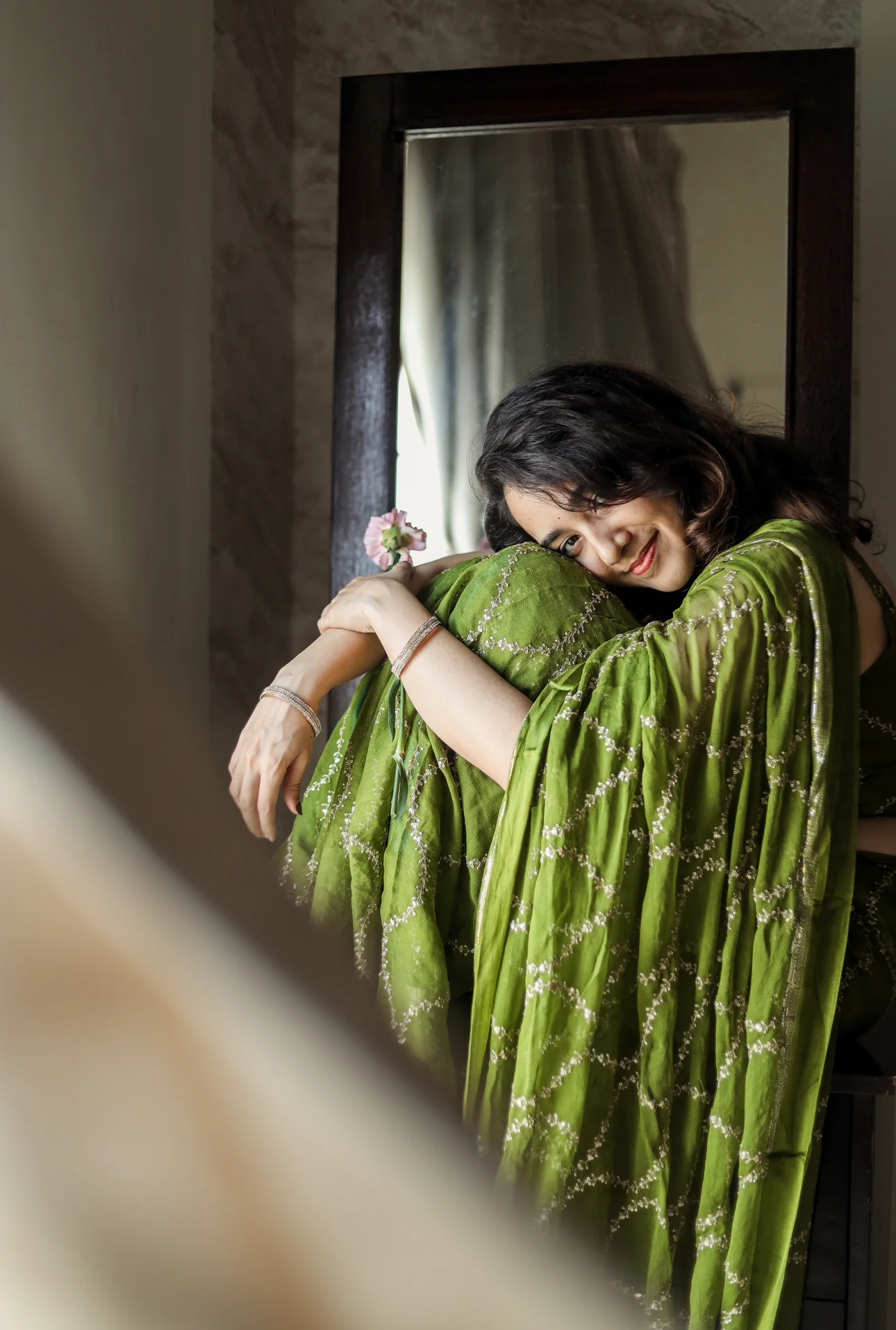 MS 505 Green Viscose Satin Saree with Sequins Work & Embroidery Work. Special Price ₹1599. Delivery 4-6 Working Days. Shop now. | Designer Sarees, Sarees, Bollywood Sarees, Creative Sarees, Embroidered Sarees, Ethnic Saree, Modern Digital sarees, Party Wear Sarees