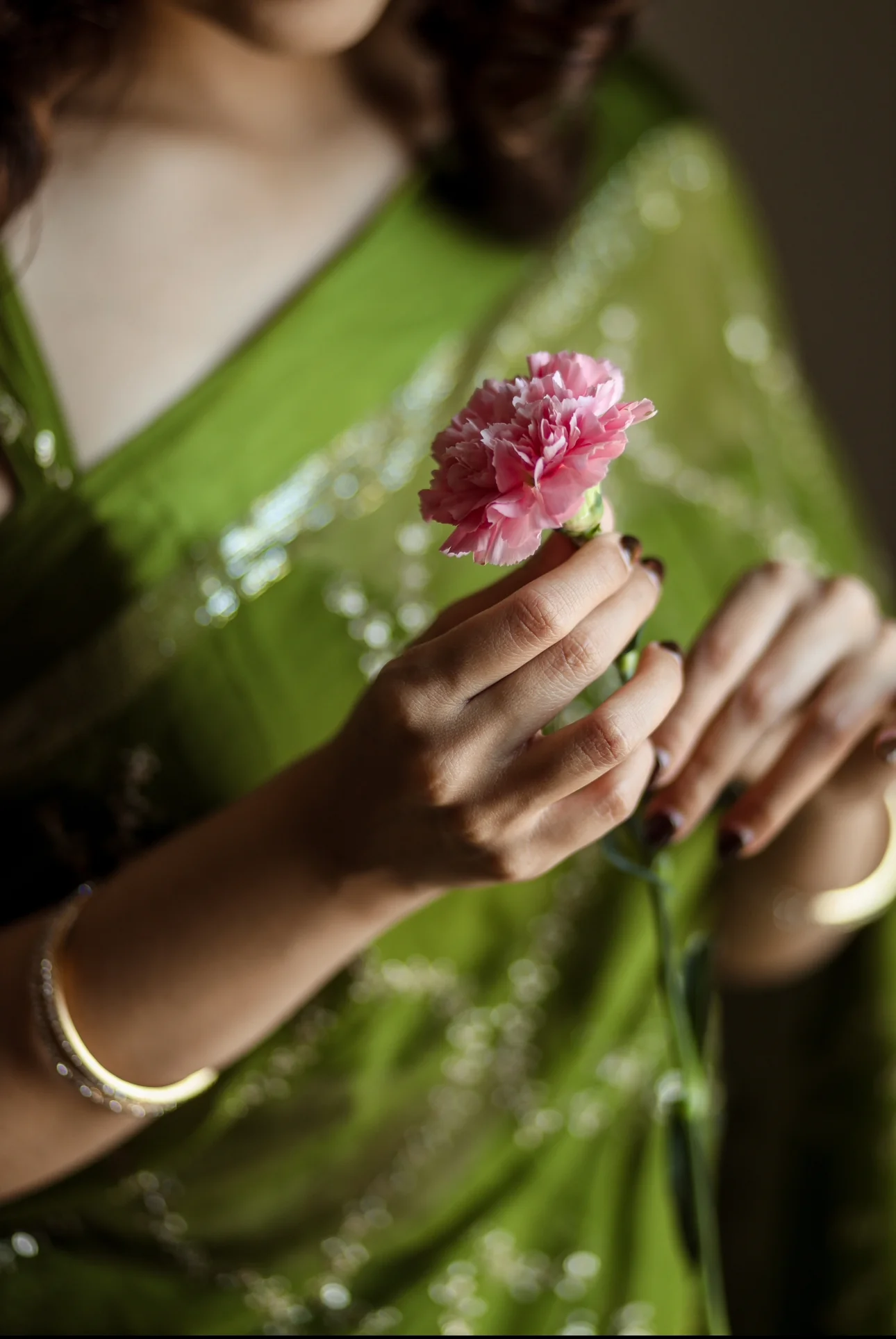 MS 505 Green Viscose Satin Saree with Sequins Work & Embroidery Work. Special Price ₹1599. Delivery 4-6 Working Days. Shop now. | Designer Sarees, Sarees, Bollywood Sarees, Creative Sarees, Embroidered Sarees, Ethnic Saree, Modern Digital sarees, Party Wear Sarees