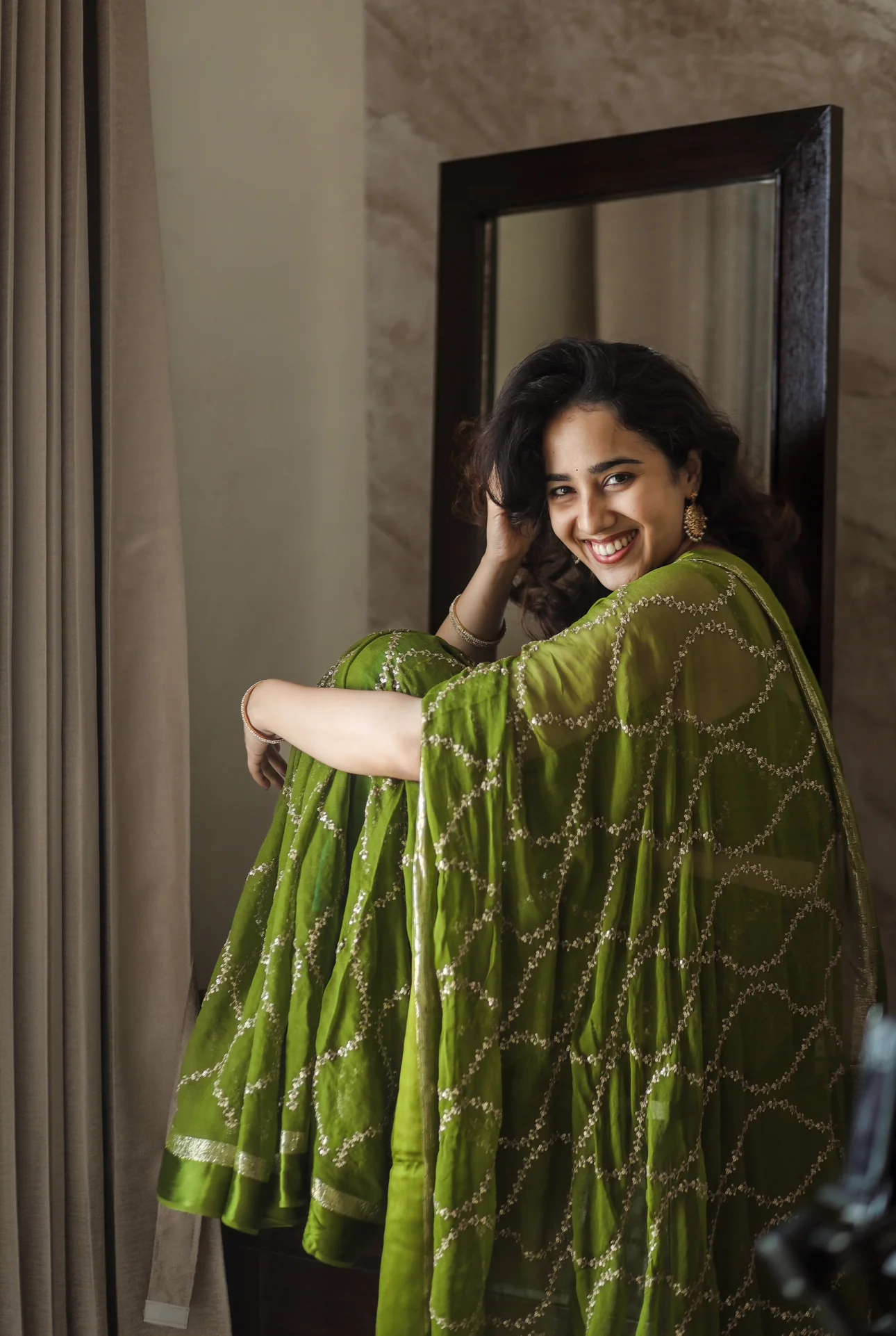 MS 505 Green Viscose Satin Saree with Sequins Work & Embroidery Work. Special Price ₹1599. Delivery 4-6 Working Days. Shop now. | Designer Sarees, Sarees, Bollywood Sarees, Creative Sarees, Embroidered Sarees, Ethnic Saree, Modern Digital sarees, Party Wear Sarees